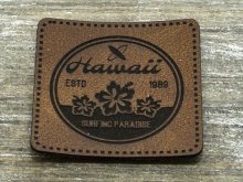 Label Kunstleder KDS - Hawaii - braun