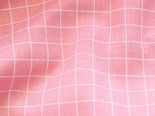 Webware Baumwolle - Karo ca. 1 cm x 1 cm - rosa