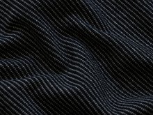 Jersey Jacquard Swafing Serge - diagonale Streifen - grau-schwarz