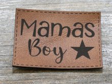 Label Kunstleder KDS - Mamas Boy - braun