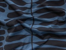 Jersey Baumwolle Swafing - BLACK Twig by Käselotti - Zweige - blau - schwarz