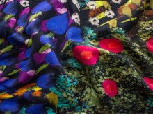 Modal Jersey Swafing Dalia - verschiedene Farbtupfer - bunt