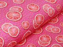 Jersey Digitalprint Stenzo - Orangenscheiben auf Punkten - pink
