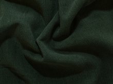 Feincord - uni - dunkelgrün