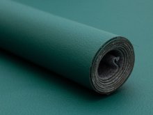 Struktur Kunstleder Coupon ca. 50 cm x 70 cm - uni waldgrün