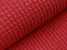 Strickstoff Baumwolle - meliert - rot