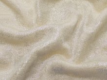 Jersey Glitzer Batik - uni - weiß - silber