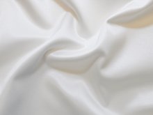 Baumwollsatin - Premium Qualität - Stretch - uni - wollweiß