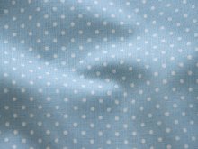 Webware Baumwolle - mini Punkte - helles blau