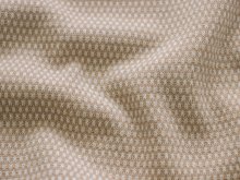 Jacquard Strickstoff - Punkte - beige