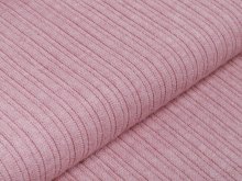  Struktur Strickstoff Viskose Melange - Cordoptik - meliert helles rosa