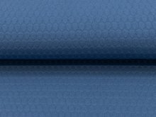 Leichter Strickstoff Baumwolle - Drops - uni jeansblau