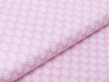 Webware Baumwolle Popeline - Tropfen und Punkte - rosa