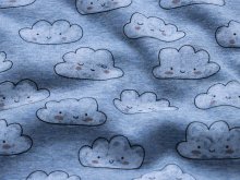 Alpenfleece Swafing Nils - Wolken - blau