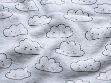 Alpenfleece Swafing Nils - Wolken - grau