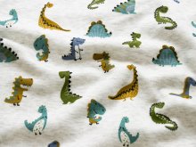 Alpenfleece Swafing Nils - verrückte Dinos - beige