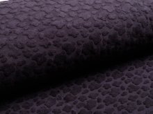 Jersey Jacquard - Animalprint in 3D Optik - nachtblau