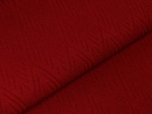 Struktur Strickstoff - gemusterte Rauten - uni bordeaux