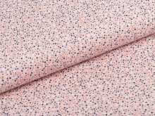 Webware Popeline Baumwolle - gesprenkeltes Muster - rosa