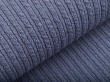 Hochwertiger Strickstoff - uni jeansblau