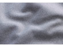 Wollstoffimitat waschbar - grau meliert
