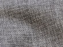 Jute Imitat mit Vliesstoff - Leinenoptik - uni grau