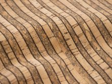Kork Coupon 50 cm x 65 cm - Streifen in Holzoptik