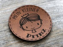 Label Kunstleder soft KDS & Janeas World - mein kleiner Prinz - braun