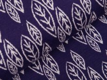 Jersey Jacquard Swafing Jills Leaves by Cherry Picking - Herbstblätter - violett