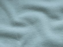 Glattes Bündchen im Schlauch - uni eisblau