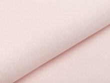 Glattes Bündchen im Schlauch -  uni rosa