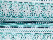 KDS Queen's Collection - aufgerauter Jersey Jacquard - verschiedene Muster - aqua