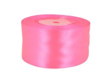 Satinband 50mm glänzend - neonpink