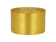 Satinband 50mm glänzend - goldfarben