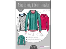 Papierschnittmuster ki-ba-doo MAnouk taillierter Hoodie Damen