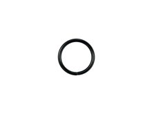 O-Ring Rundring 25 mm Metall - 4 Stück - matt schwarz  