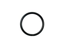 O-Ring Rundring 40 mm Metall - 2 Stück - schwarz matt