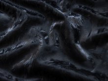 Softshell Jackenstoff Stretch - Mamor in 3D-Optik - schwarz