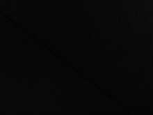 Jersey Waffelstrick - Waffeloptik - uni schwarz