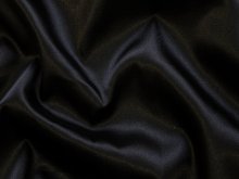 Stretch Satin - leicht glänzend - uni schwarz