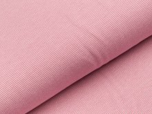 Jersey - schmale Streifen - helles rosa/dunkles rosa