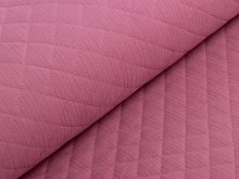 Musselin Double Gauze Rautenstepper - uni rosa