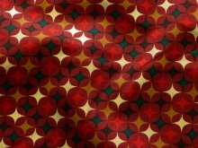 Webware Popeline Baumwolle mit Foliendruck - funkelnde Sterne - rot