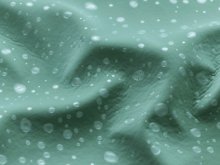 Softshell Jackenstoff - Wassertropfen in 3D Optik - mintgrün