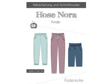 Papier-Schnittmuster Fadenkäfer - Hose NORA - Kinder