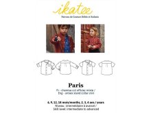 Französische Papier-Schnittmuster Ikatee - Oberteil PARIS - babys / Kleinkinder