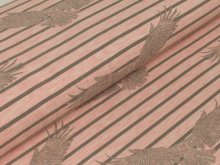 Jersey - Greifvögel auf Streifen by SAM meliert - rosa-grau