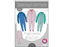Papierschnittmuster ki-ba-doo Raglan-Jumpsuit - Kids