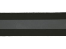 Ripsband reflektierend 50 mm - schwarz