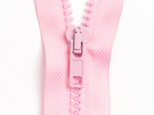 Reißverschluss teilbar 75 cm - rosa